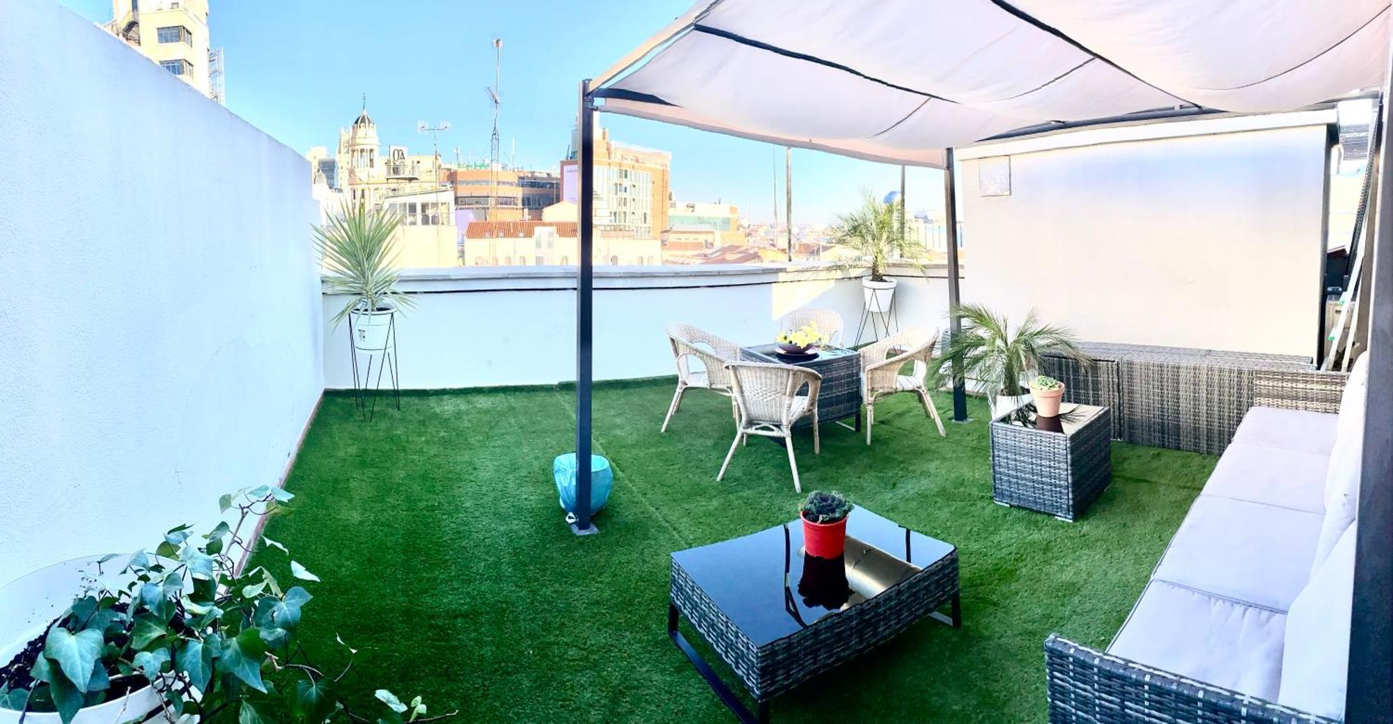 Penthouse Madrid View Exterior foto